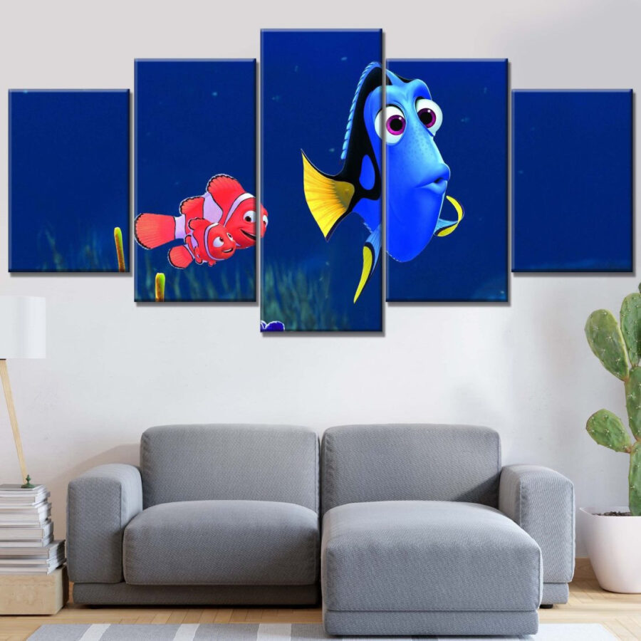 Findet Nemo Figuren 8 Leinwandbilder