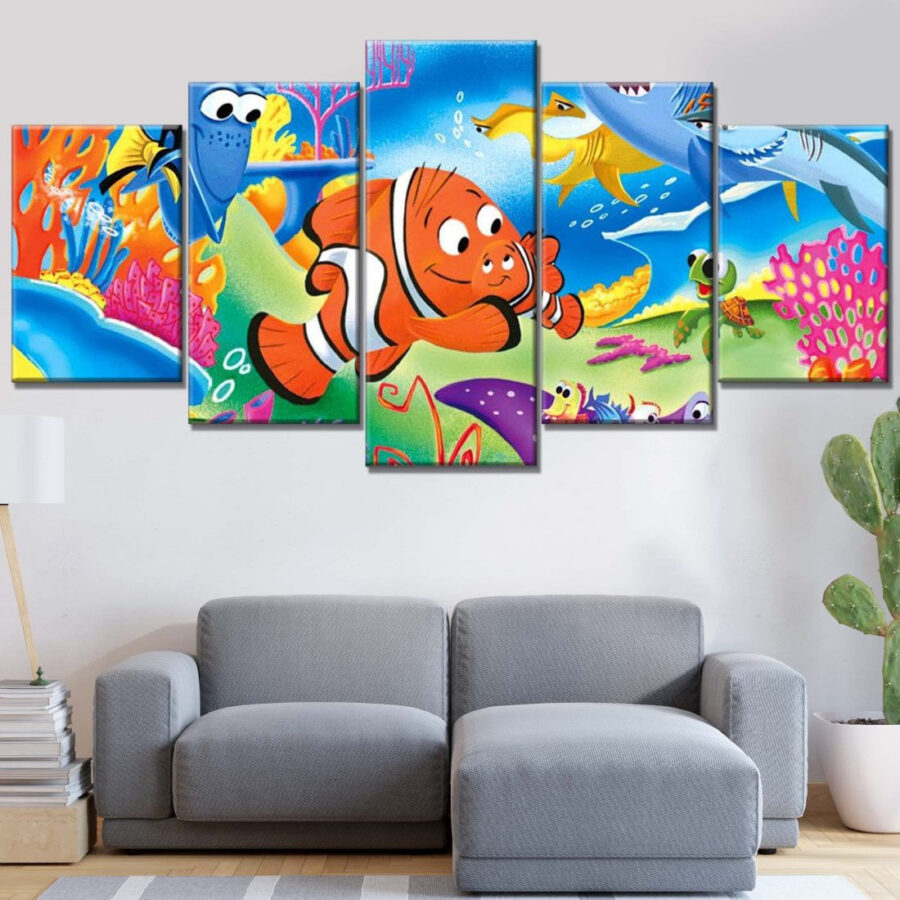 Findet Nemo Figuren 11 Leinwandbilder