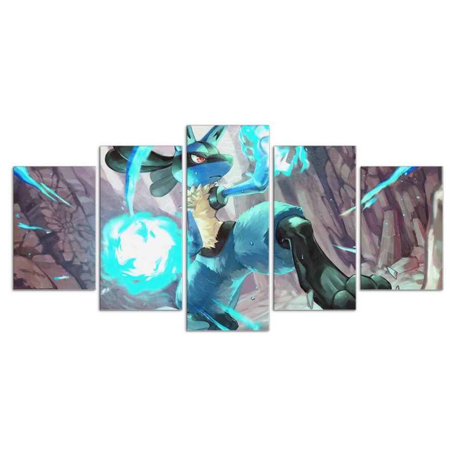 Lucario Pokemon Starke Leinwandbilder