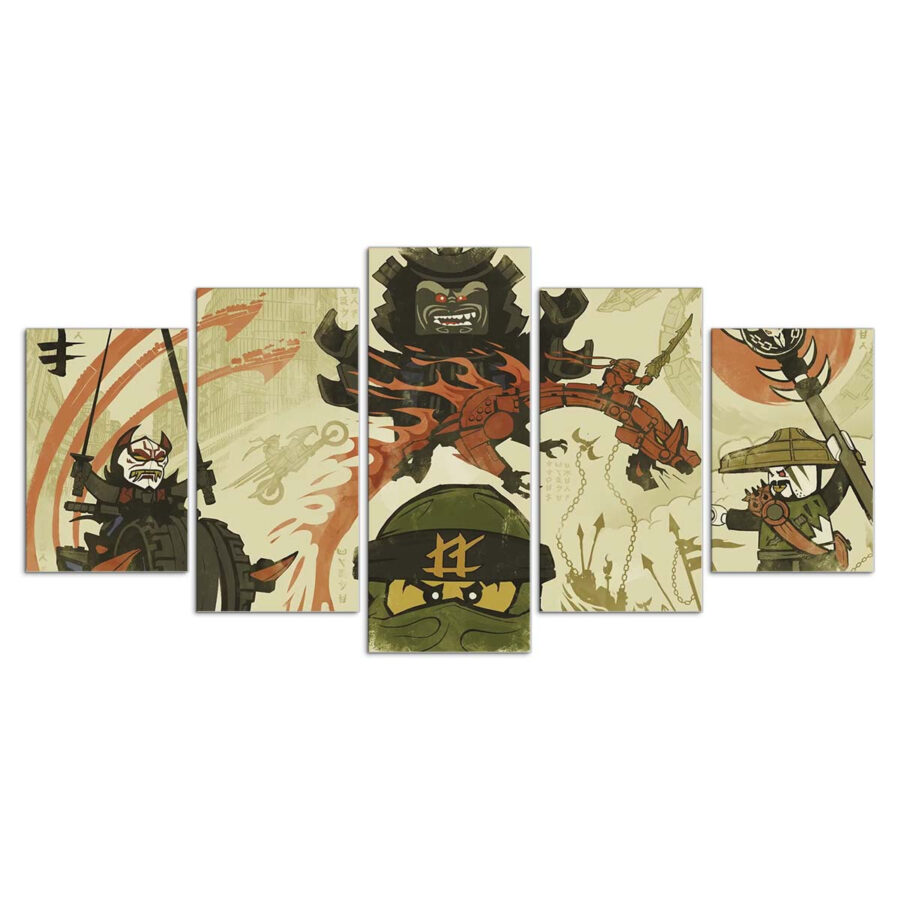 Ninjago Lloyd Samurai Leinwandbilder