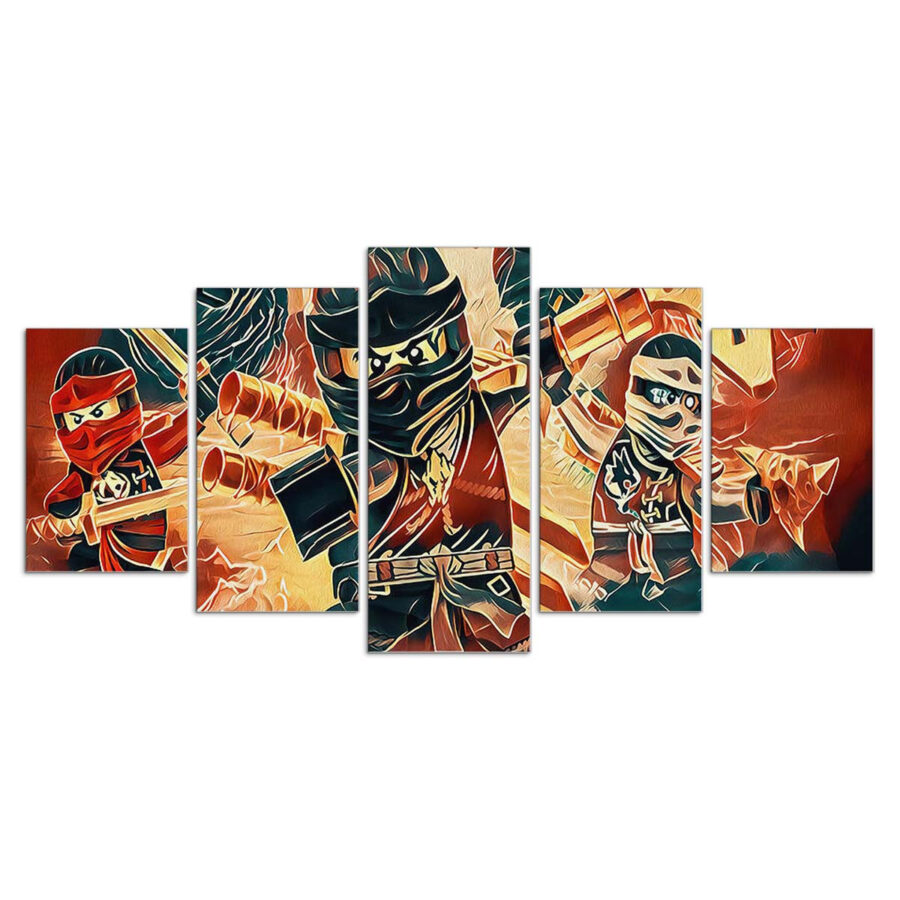 Ninjago Alle Charaktere 102 Leinwandbilder